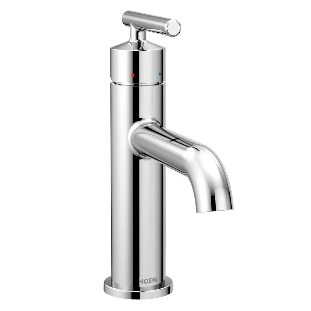 Moen Gibson Single Handle Monoblock Bathroom Sink Faucet in Chrome