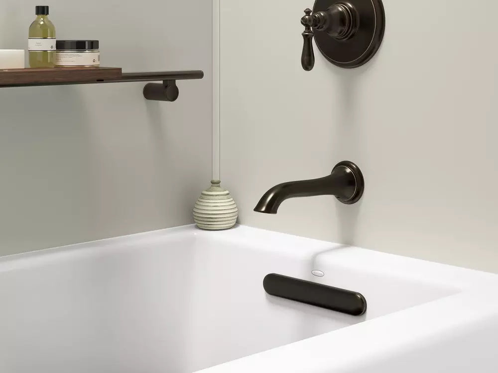 KOHLER Underscore 60 in. x 30 in. Soaker Alcove Bathtub with Right Drain in White