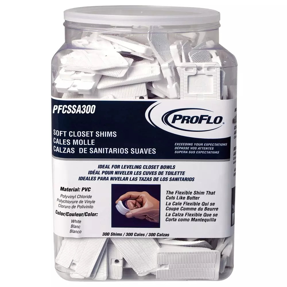 PROFLO PFCSSA Series Soft Closet Shims (Package of 300)