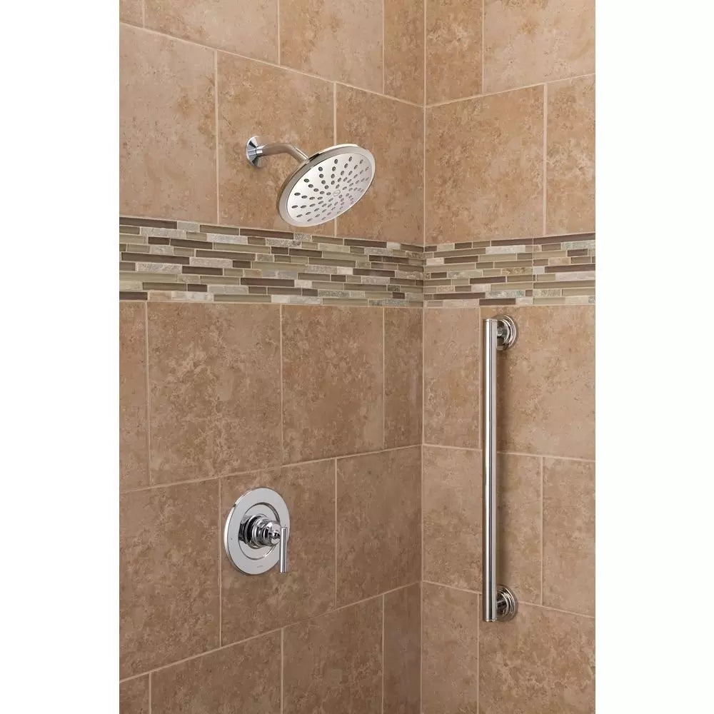 Moen Gibson One Handle Single Function Shower Faucet in Polished Chrome (Trim Only)