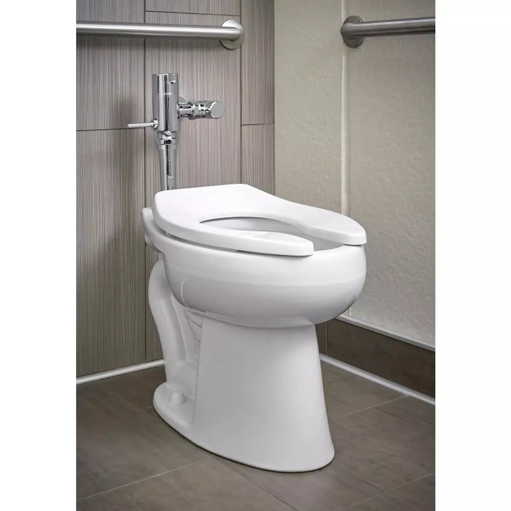 KOHLER Highcliff Elongated Floor Mount Toilet Bowl with Top Spud in White