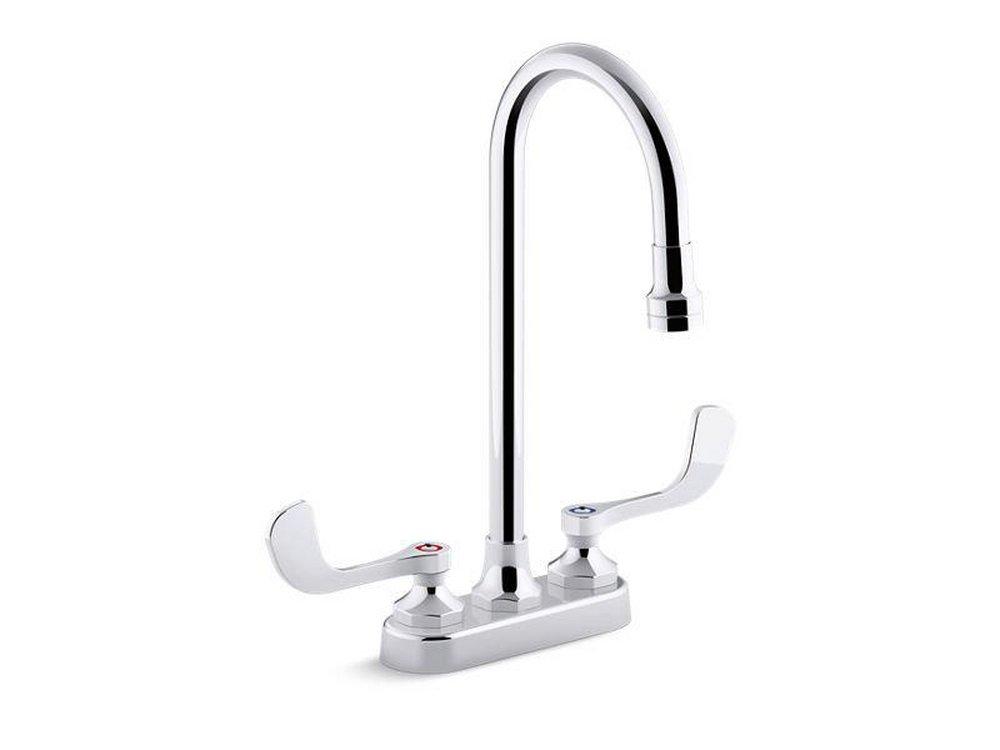 Bathroom Faucet - KOHLER CO - Two Handle Centerset Bathroom Sink Faucet in Polished Chrome
