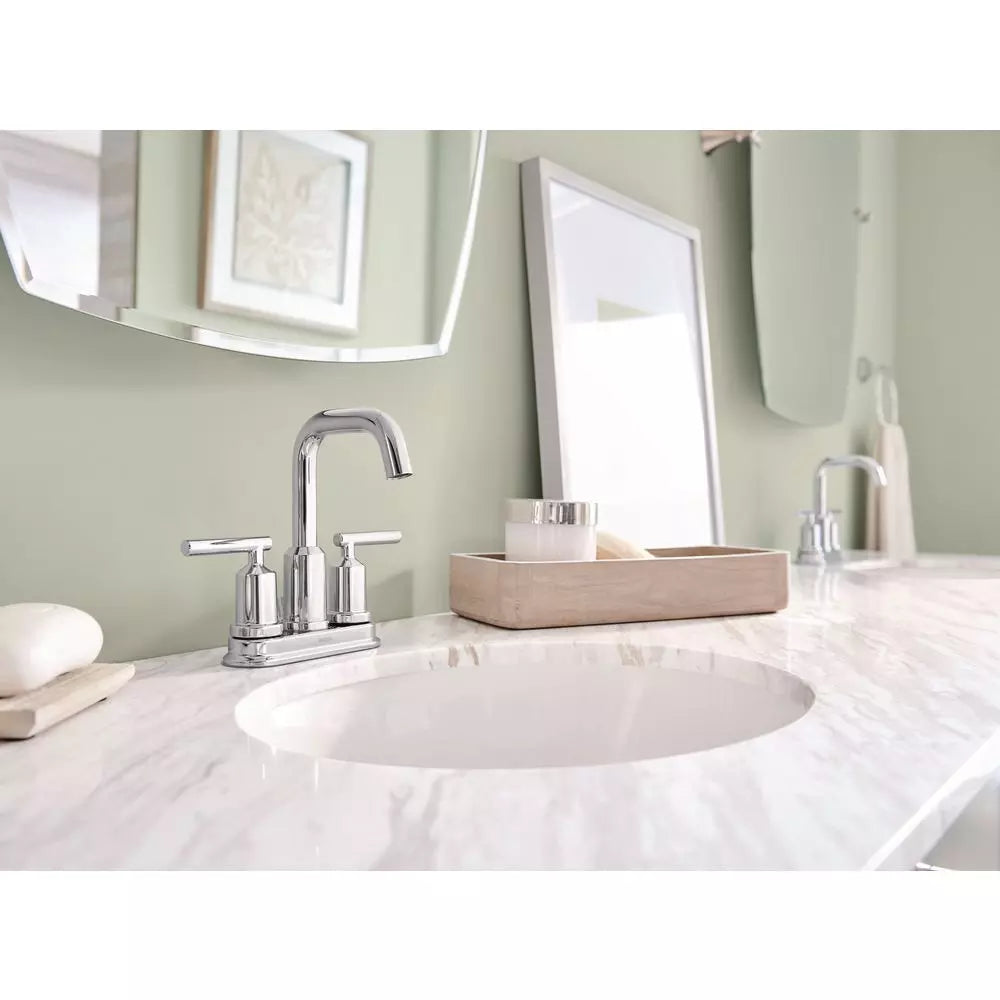 Bathroom Faucet - Moen Gibson™ Two Handle Centerset Bathroom Sink Faucet