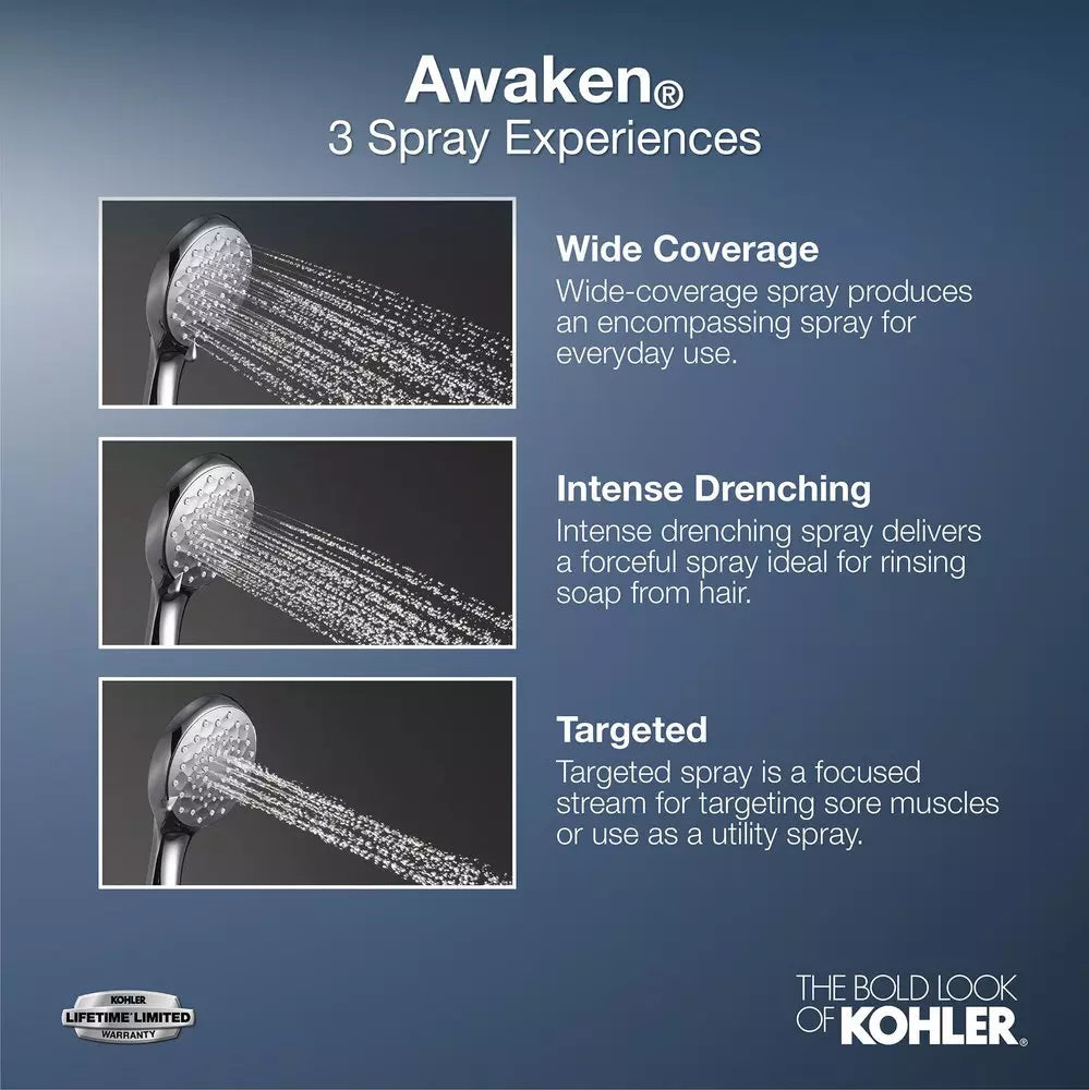 Shower Head - KOHLER Awaken® Multi Function Showerhead