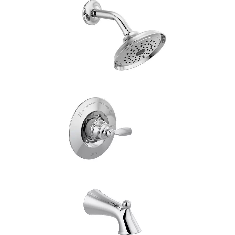Delta Faucet Woodhurst One Handle Single Function Bathtub & Shower Faucet in Chrome (Trim Only)