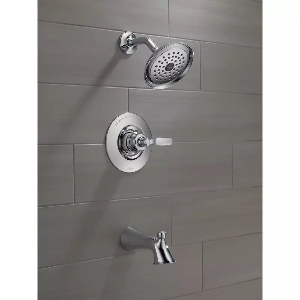 Delta Faucet Woodhurst One Handle Single Function Bathtub & Shower Faucet in Chrome (Trim Only)