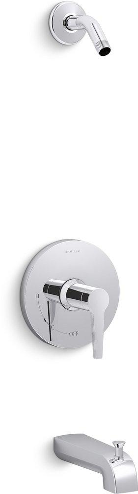 Tub Spout - KOHLER CO - Single Handle Bathtub & Shower Faucet in Polished Chrome (Trim Only)