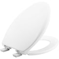 Toilet Seat - BEMIS MFG CO - Elongated Closed Front with Cover Toilet Seat in White