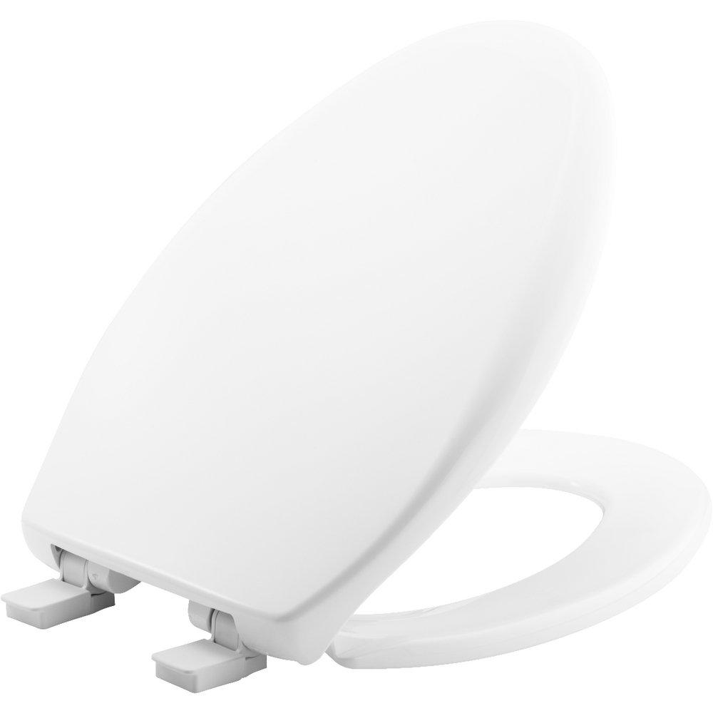 Toilet Seat - BEMIS MFG CO - Elongated Closed Front with Cover Toilet Seat in White