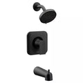 Moen Genta Single Handle Multi Function Bathtub & Shower Faucet in Matte Black (Trim Only)