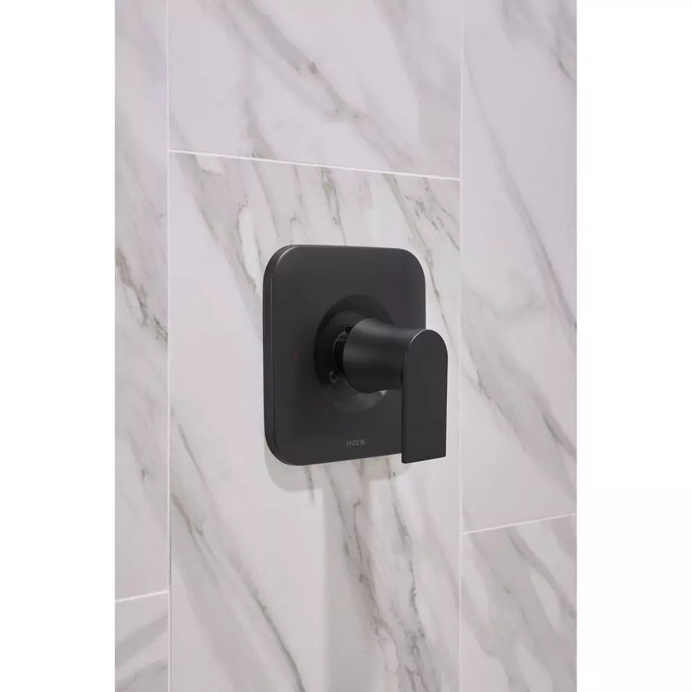 Moen Genta Single Handle Multi Function Shower Faucet in Matte Black (Trim Only)
