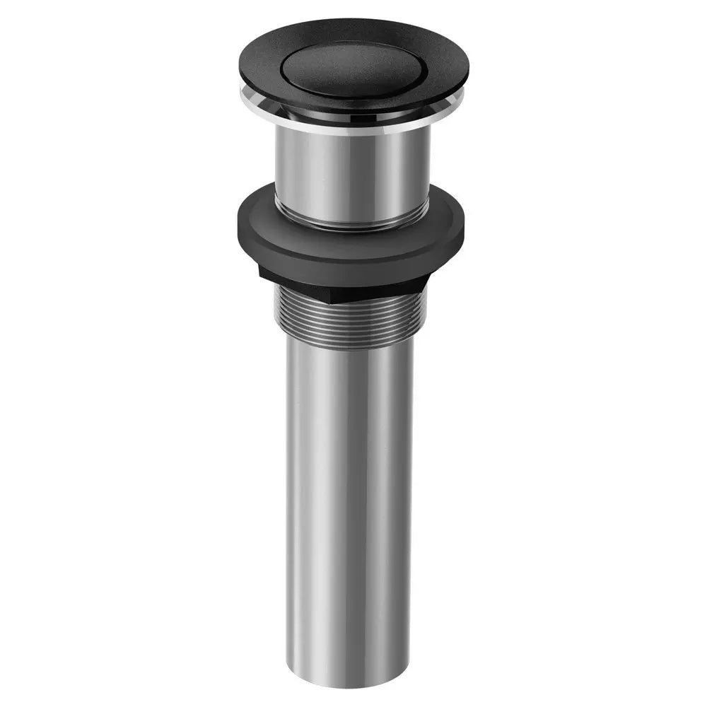 Moen 1-1/4 in. Waste Stopper and Seat with Overflow in Matte Black
