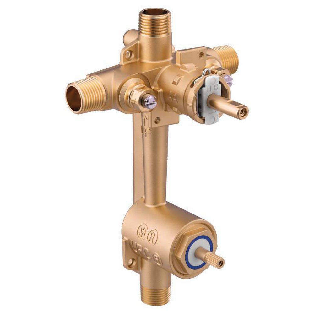 Shower Valve - MOEN INC - 1/2 in. CC or IPS 2-Function M-PACT Common Rough-in Valve with Diverter
