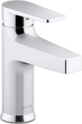 Bathroom Faucet - KOHLER CO - Single Handle Monoblock Bathroom Sink Faucet in Polished Chrome