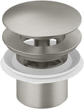 Drain Assembly - KOHLER CO - Metal Toe-Tap Drain in Vibrant® Brushed Nickel
