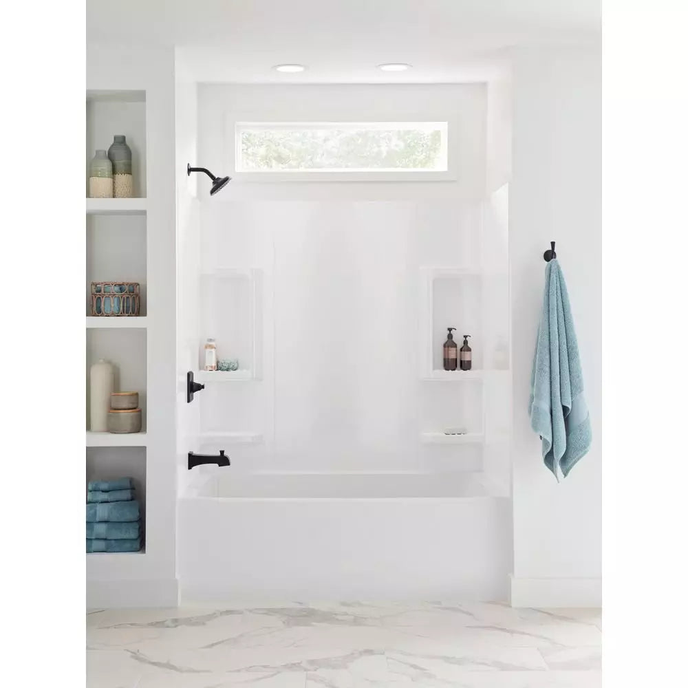 Delta Faucet Ashlyn One Handle Single Function Bathtub & Shower Faucet in Matte Black (Trim Only)
