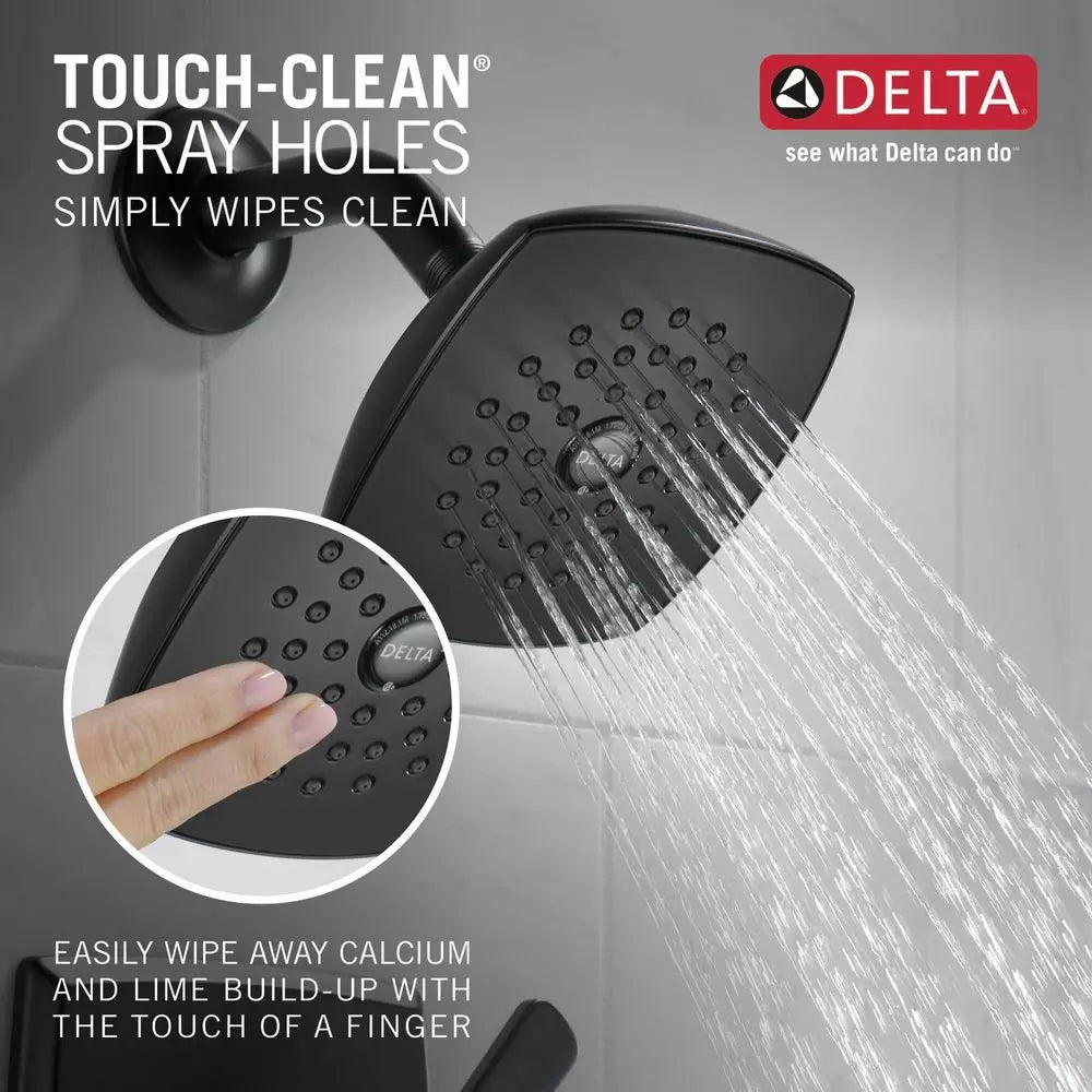 Delta Faucet Ashlyn One Handle Single Function Bathtub & Shower Faucet in Matte Black (Trim Only)