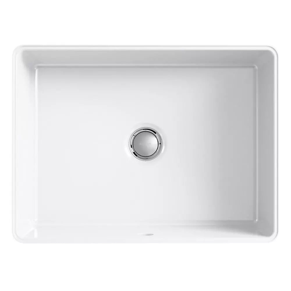 KOHLER Verticyl 17-1/8 in. Undermount Rectangular Vitreous China Bathroom Sink in White