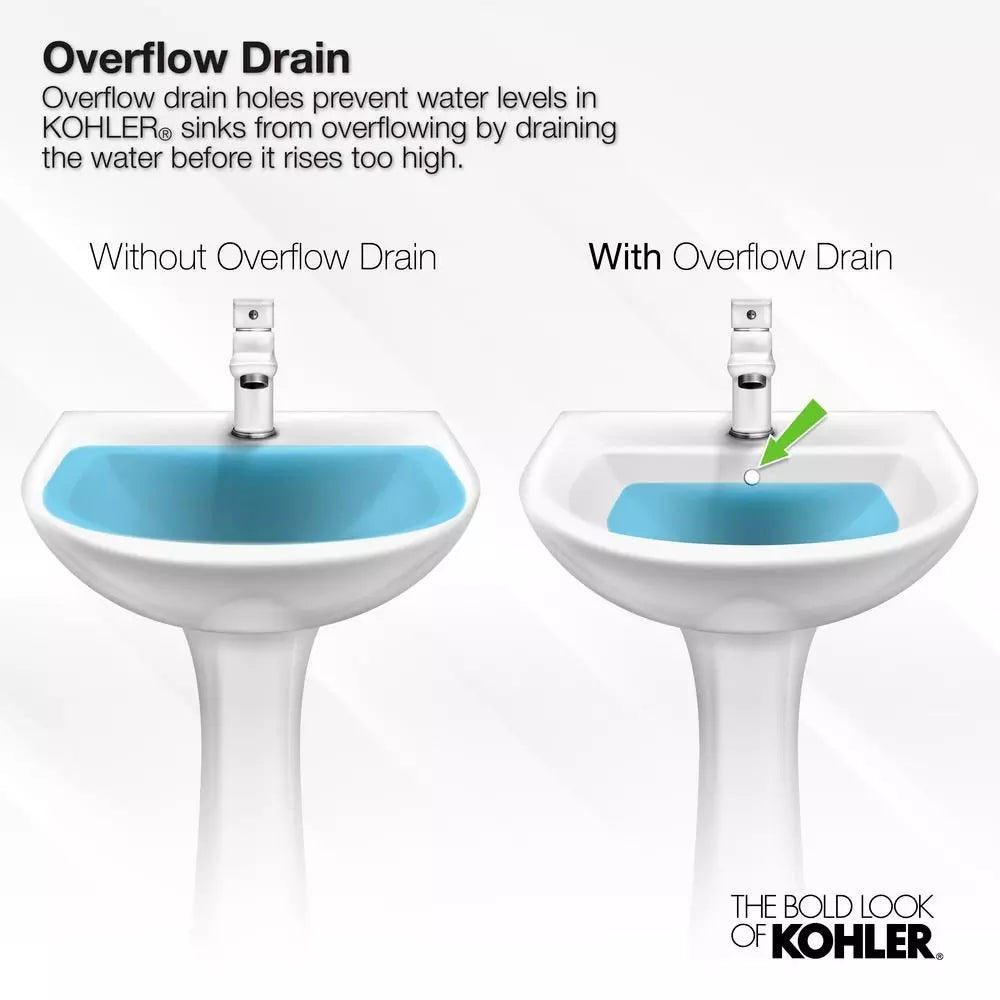 KOHLER Verticyl 17-1/8 in. Undermount Rectangular Vitreous China Bathroom Sink in White