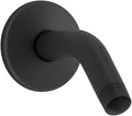 Faucet Repair Part - KOHLER CO - 5-3/8 in. Shower Arm and Flange in Matte Black