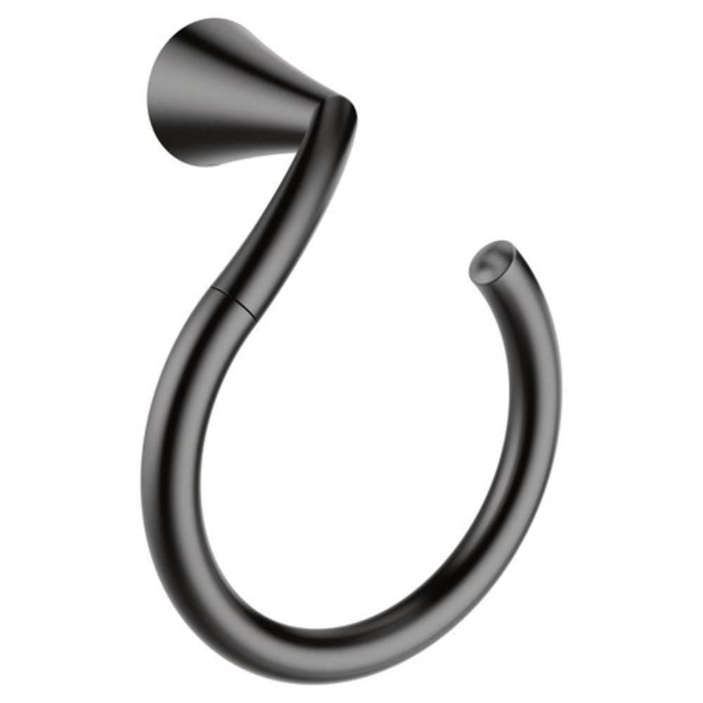 Bath Accessory - MOEN INC - Round Open Towel Ring in Matte Black