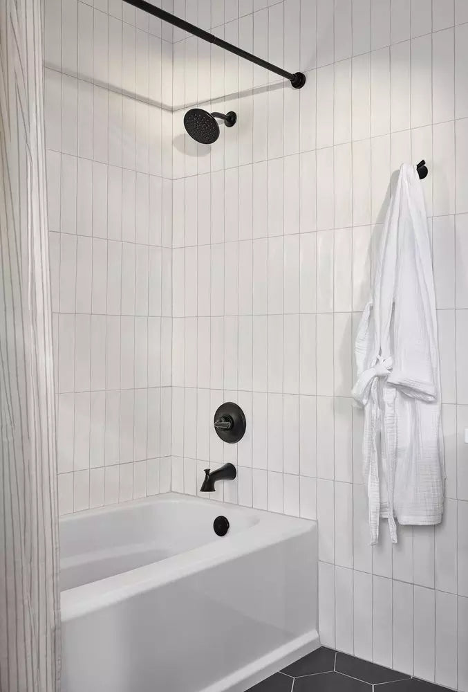 Delta Faucet Kayra One Handle Single Function Bathtub & Shower Faucet in Matte Black (Trim Only)