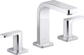 Bathroom Faucet - KOHLER CO - Two Handle Widespread Bathroom Sink Faucet in Polished Chrome