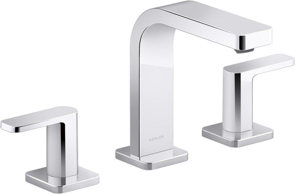 Bathroom Faucet - KOHLER CO - Two Handle Widespread Bathroom Sink Faucet in Polished Chrome