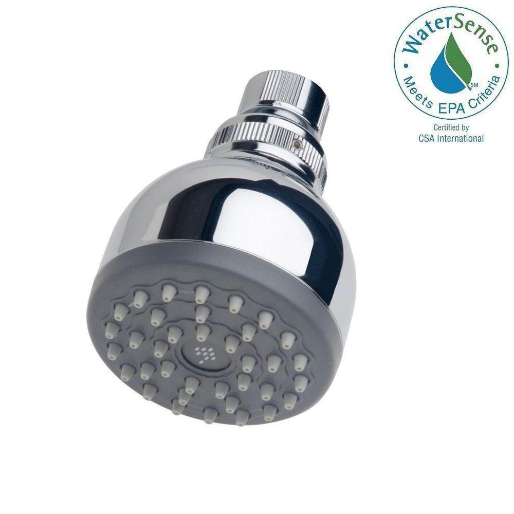 Shower Head - SYMMONS INDUSTRIES INC - Single Function Showerhead in Polished Chrome