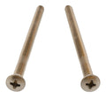 Faucet Repair Part - JONES STEPHENS CORP - Chrome Plated Faceplate Screws for Delta®