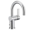 Bathroom Faucet - MOEN INC - Single Handle Monoblock Bathroom Sink Faucet in Polished Chrome