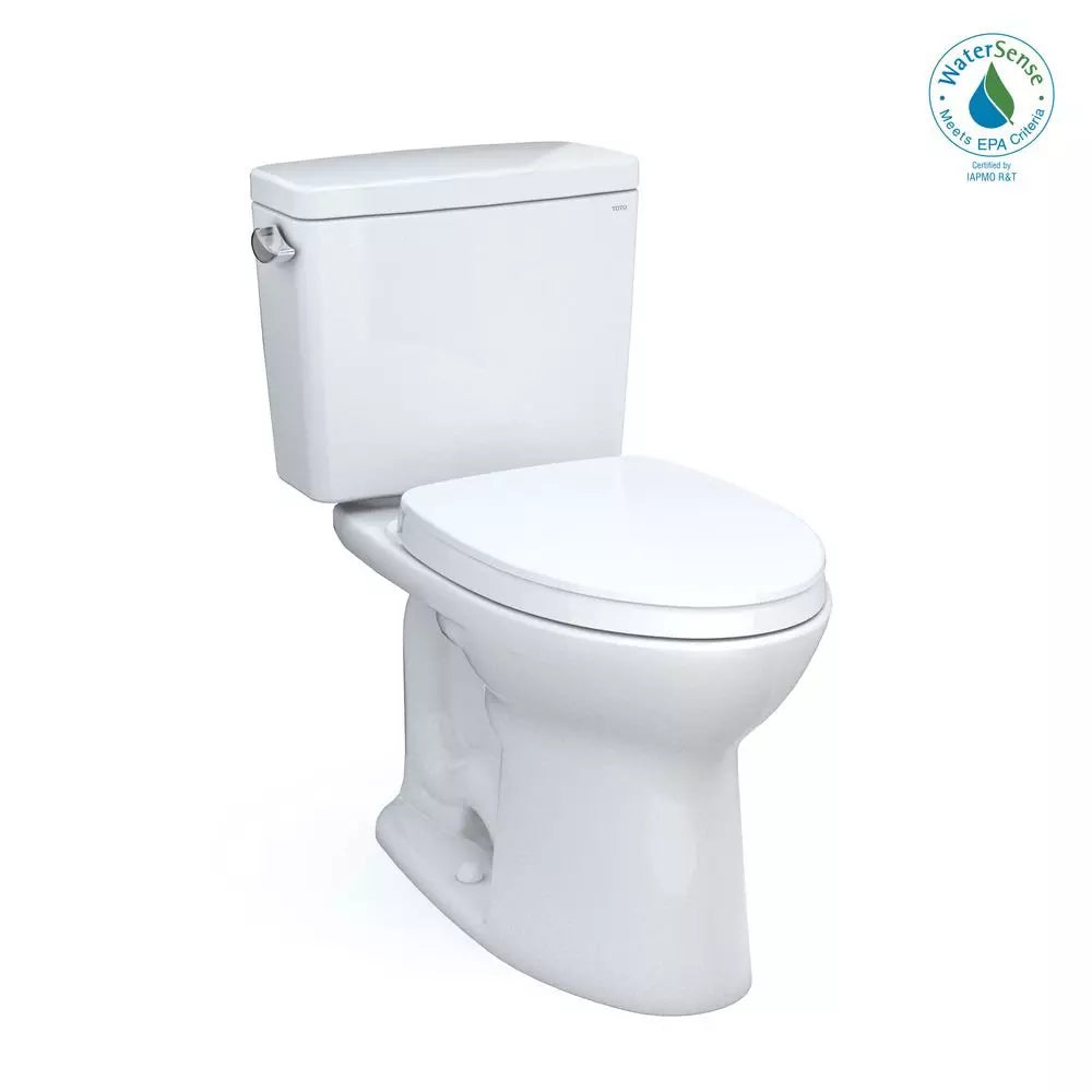 TOTO Drake 1.28 gpf Elongated Two Piece Toilet in Cotton
