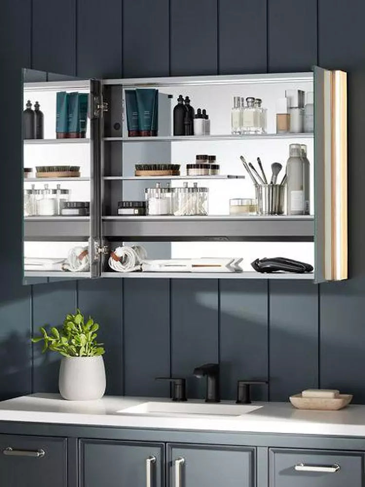Storage / Cabinet - KOHLER CO - 22 x 24 in. Surface Mount Medicine Cabinet in Dark Anodized Aluminum