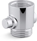 Faucet Repair Part - KOHLER CO - ADA Hand Shower Hose Adapter in Polished Chrome