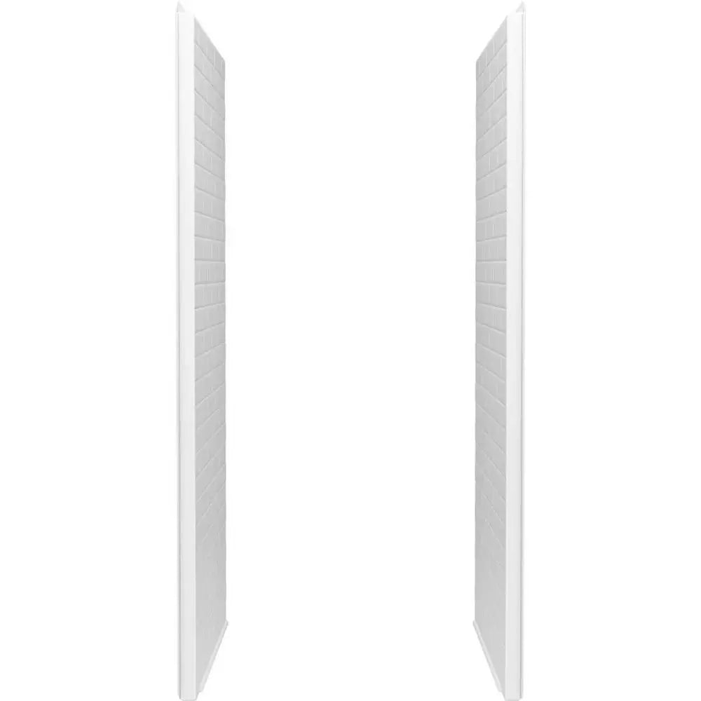 Sterling Traverse 34 x 72-1/4 in. Shower End Wall Set in White