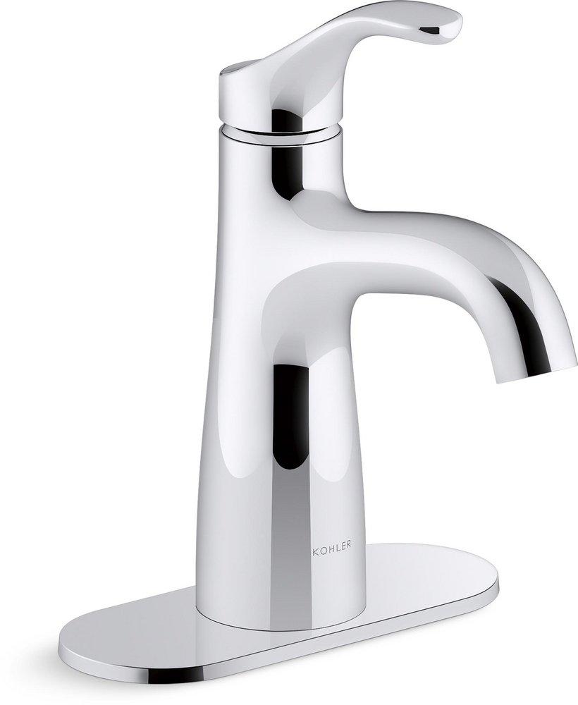 Bathroom Faucet - KOHLER CO - Single Handle Monoblock Bathroom Sink Faucet in Polished Chrome