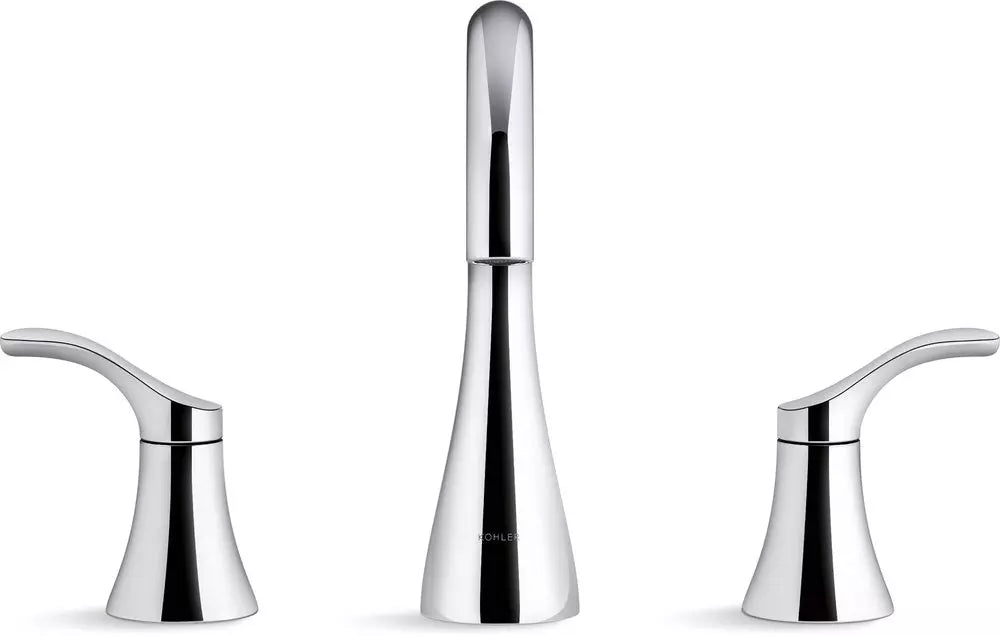 Bathroom Faucet - KOHLER CO - Two Handle Widespread Bathroom Sink Faucet in Polished Chrome