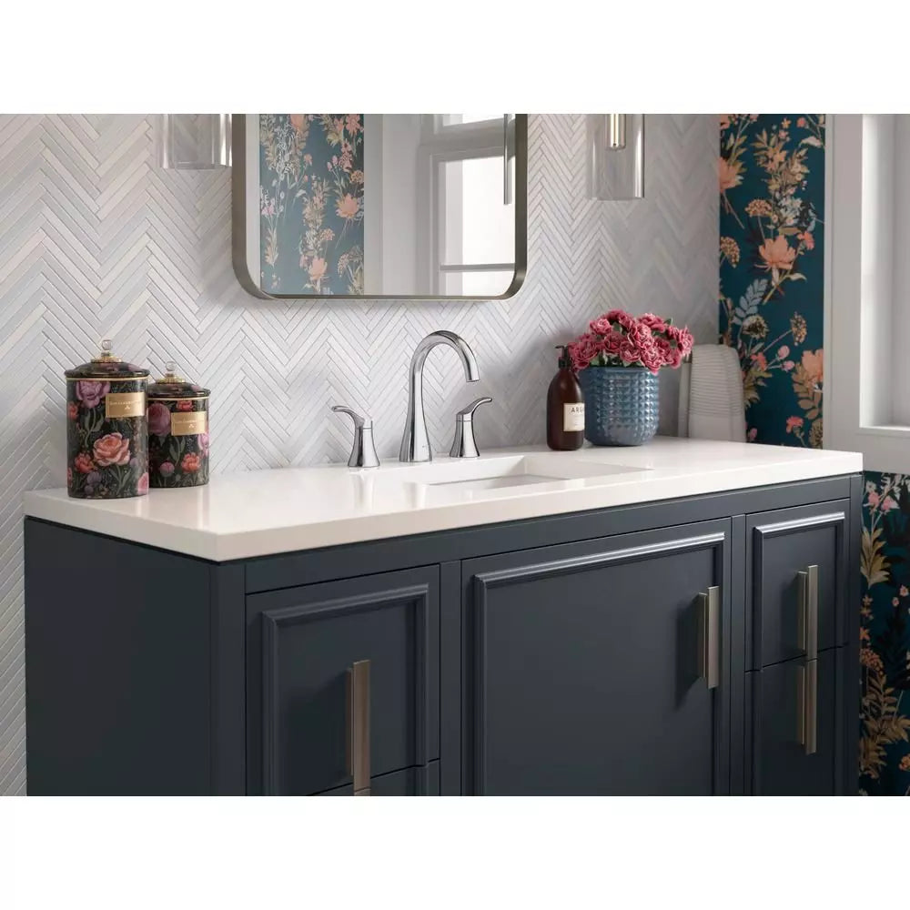 Bathroom Faucet - KOHLER CO - Two Handle Widespread Bathroom Sink Faucet in Polished Chrome