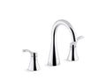 Bathroom Faucet - KOHLER CO - Two Handle Widespread Bathroom Sink Faucet in Polished Chrome
