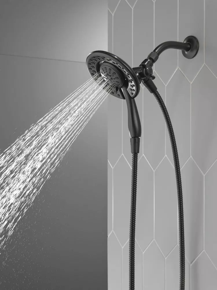 Shower Head - Delta Faucet In2ition® Multi Function Showerhead in Matte Black