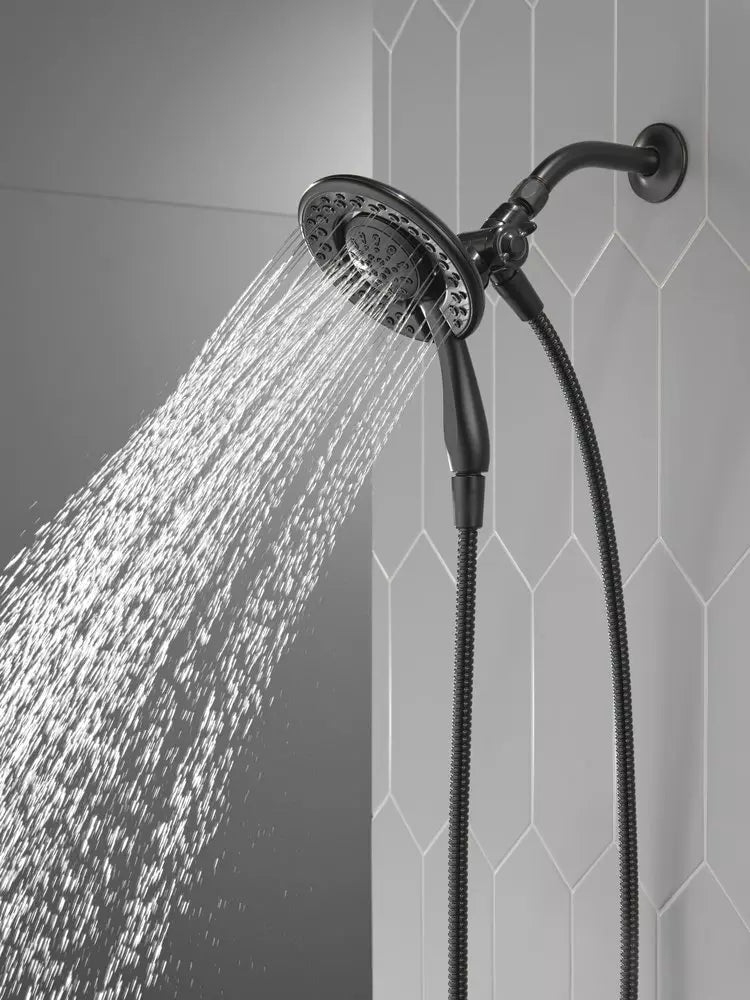 Shower Head - Delta Faucet In2ition® Multi Function Showerhead in Matte Black