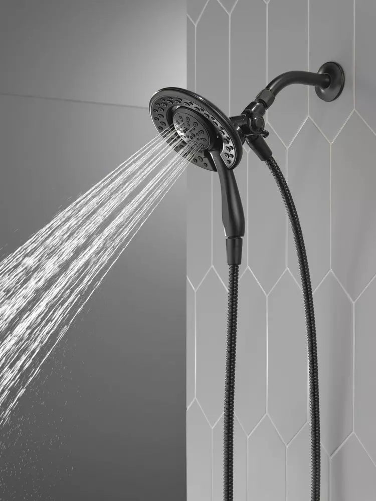 Shower Head - Delta Faucet In2ition® Multi Function Showerhead in Matte Black