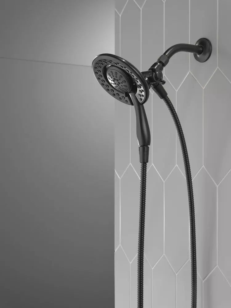 Shower Head - Delta Faucet In2ition® Multi Function Showerhead in Matte Black