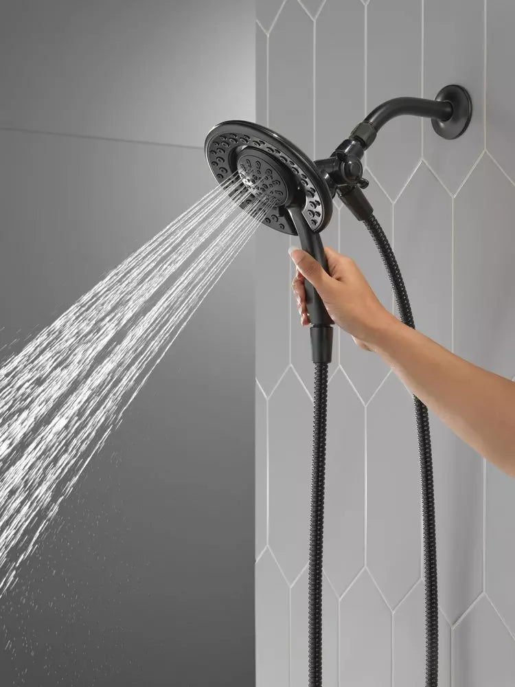 Shower Head - Delta Faucet In2ition® Multi Function Showerhead in Matte Black