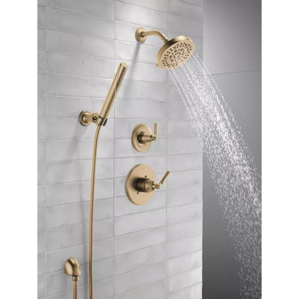 Delta Faucet Saylor Single Handle Multi Function Shower Faucet in Brilliance Champagne Bronze (Trim Only)