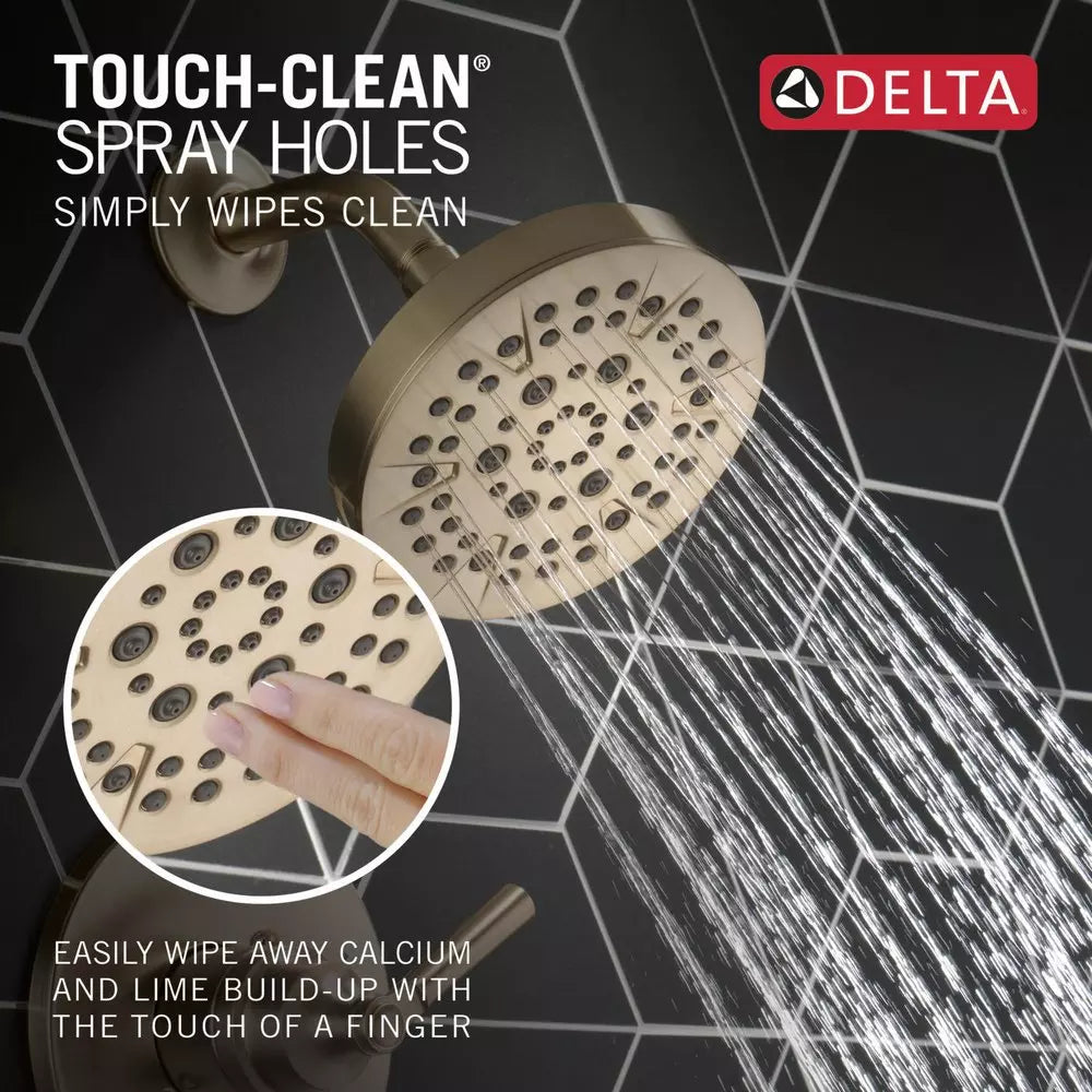 Delta Faucet Saylor Single Handle Multi Function Shower Faucet in Brilliance Champagne Bronze (Trim Only)