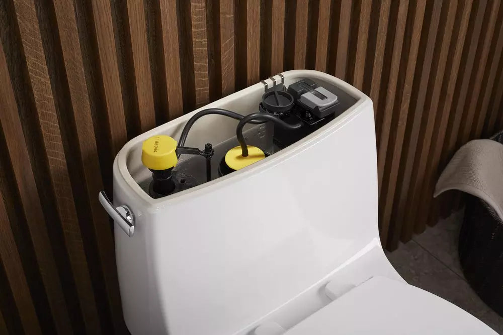 KOHLER Santa Rosa 1.28 gpf Elongated Floor Mount One Piece Toilet in White