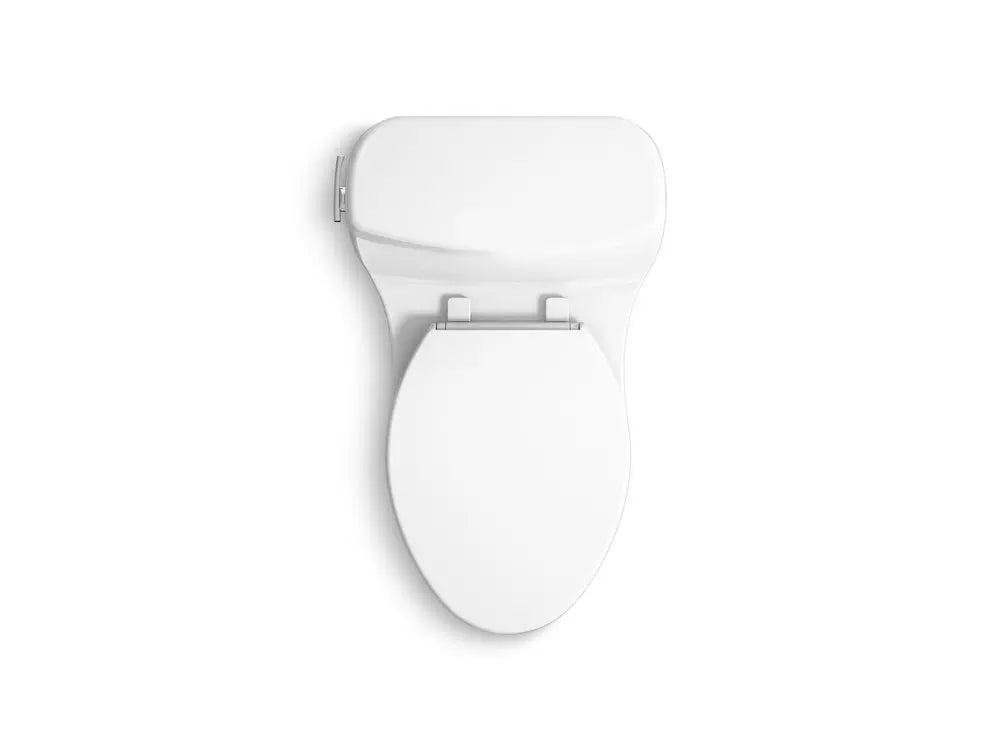 KOHLER Santa Rosa 1.28 gpf Elongated Floor Mount One Piece Toilet in White