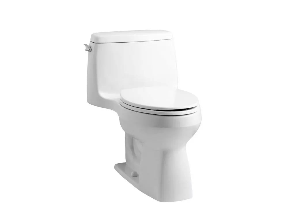KOHLER Santa Rosa 1.28 gpf Elongated Floor Mount One Piece Toilet in White