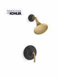 Shower Arm + Flange - KOHLER CO - One Handle Single Function Shower Faucet in Polished Chrome (Trim Only)